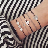 2019 Bohemian Bracelets & Bangles Set Vintage Bead Boho Charm Bracelet For Women Jewelry Accessories Pulseras Mujer Bijoux Femme